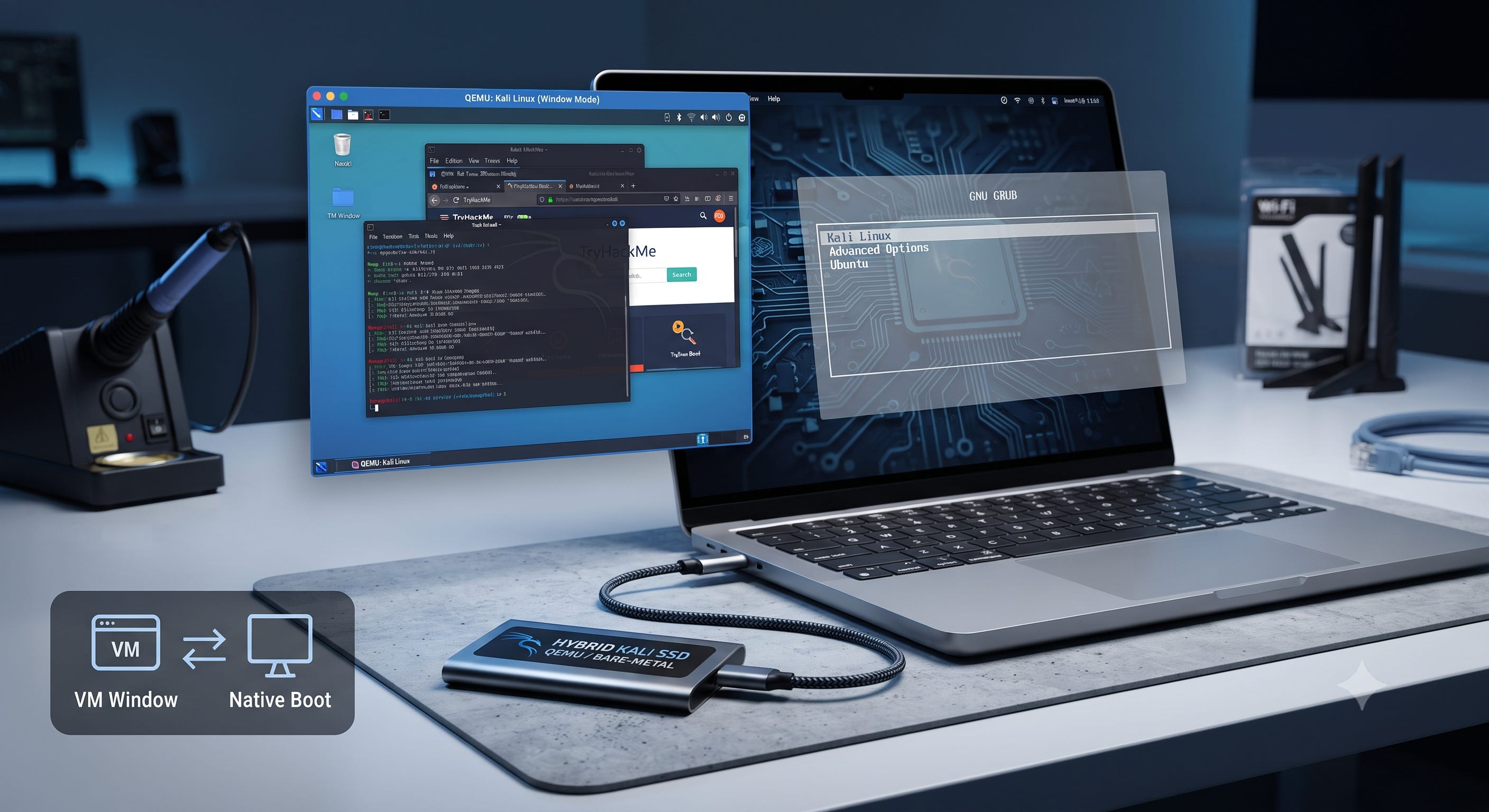 Portable GNU/Linux OS on External PSSD