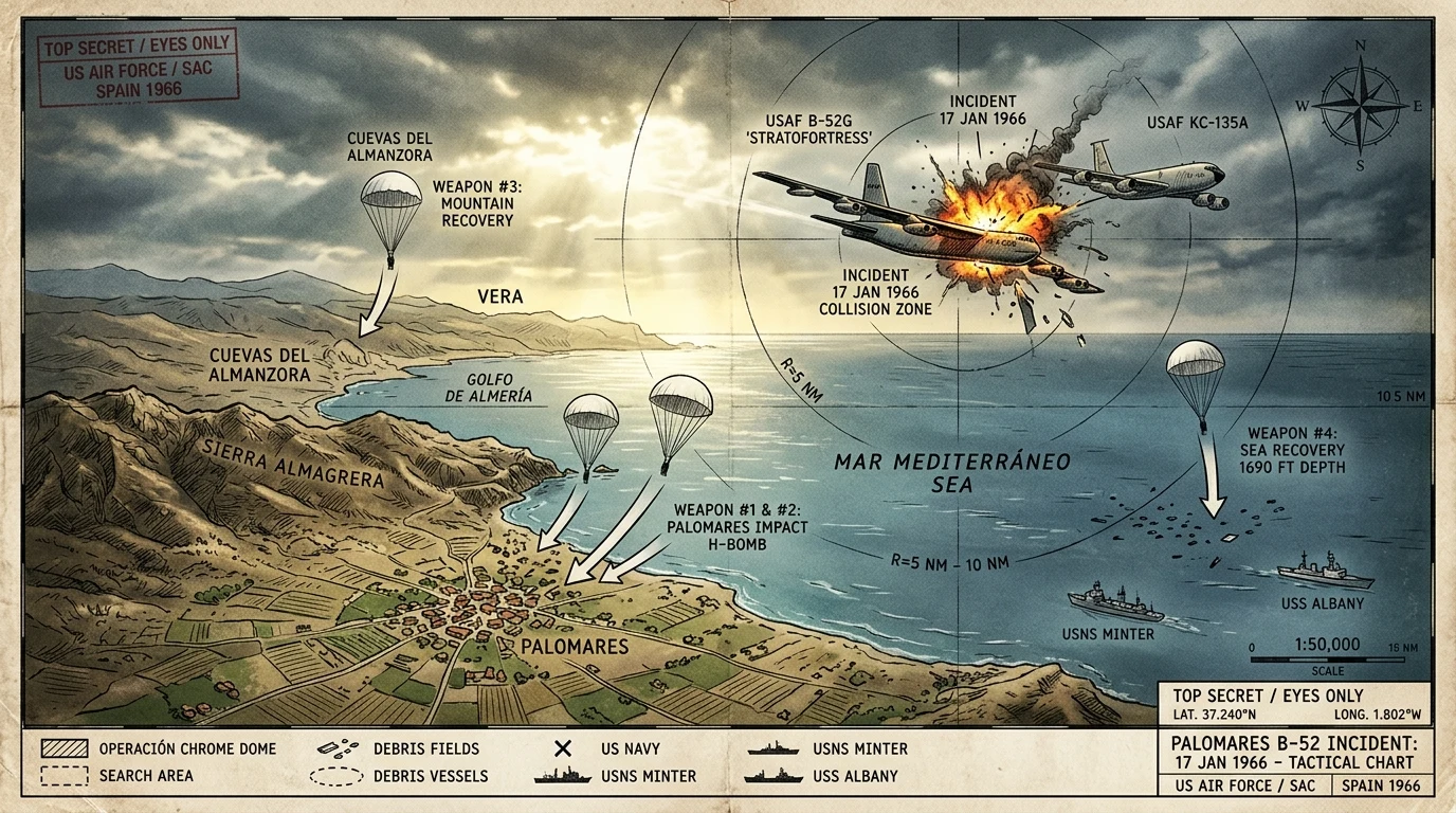 USA dropped nukes on Spain