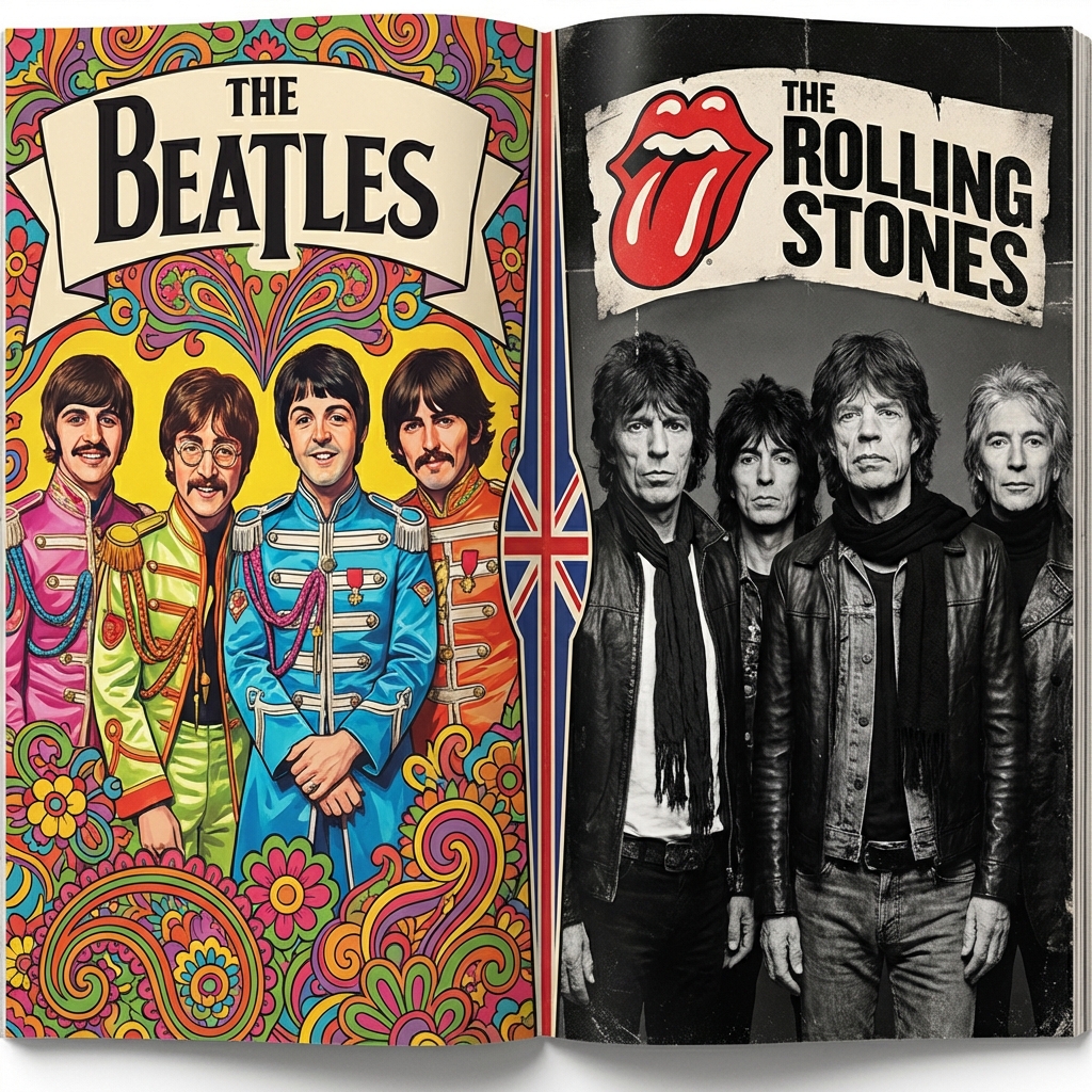 beatles x stones