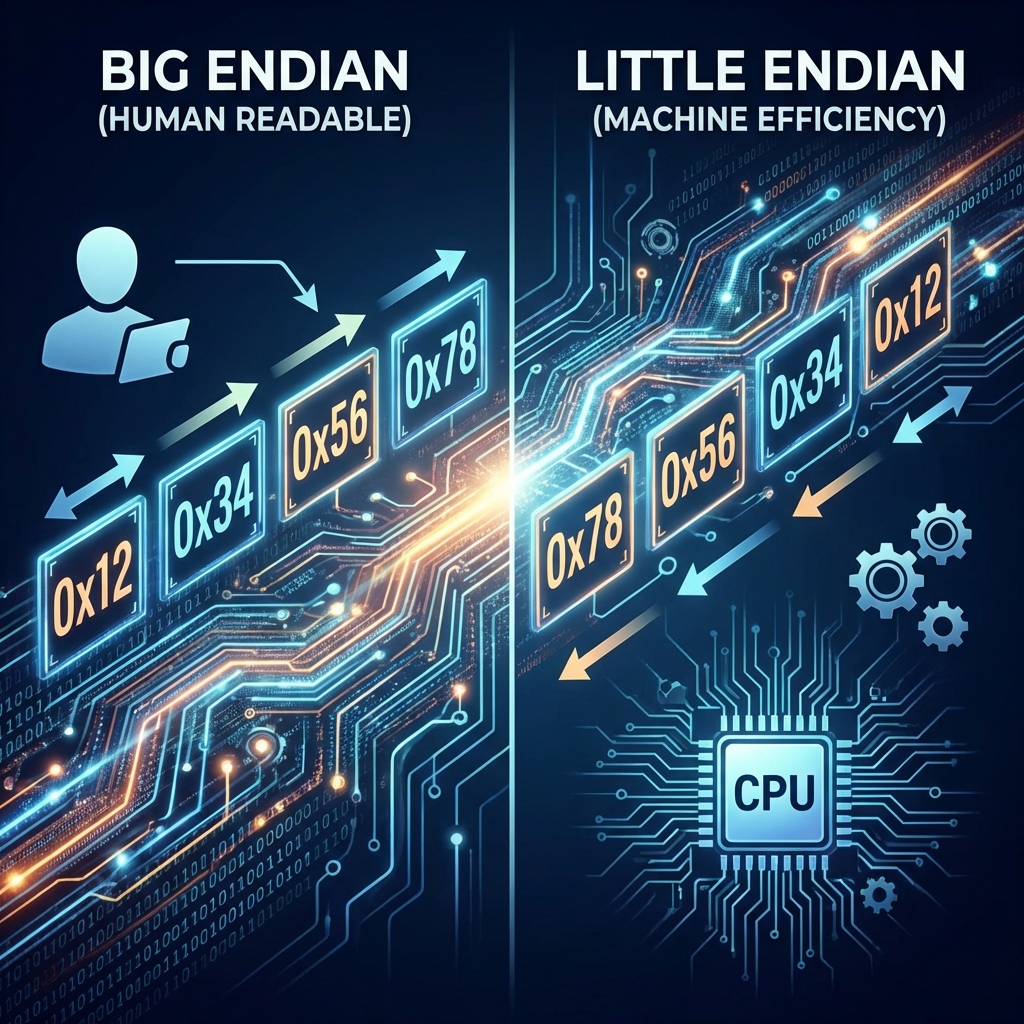 big endian x little endian