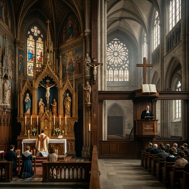 catholic x protestant