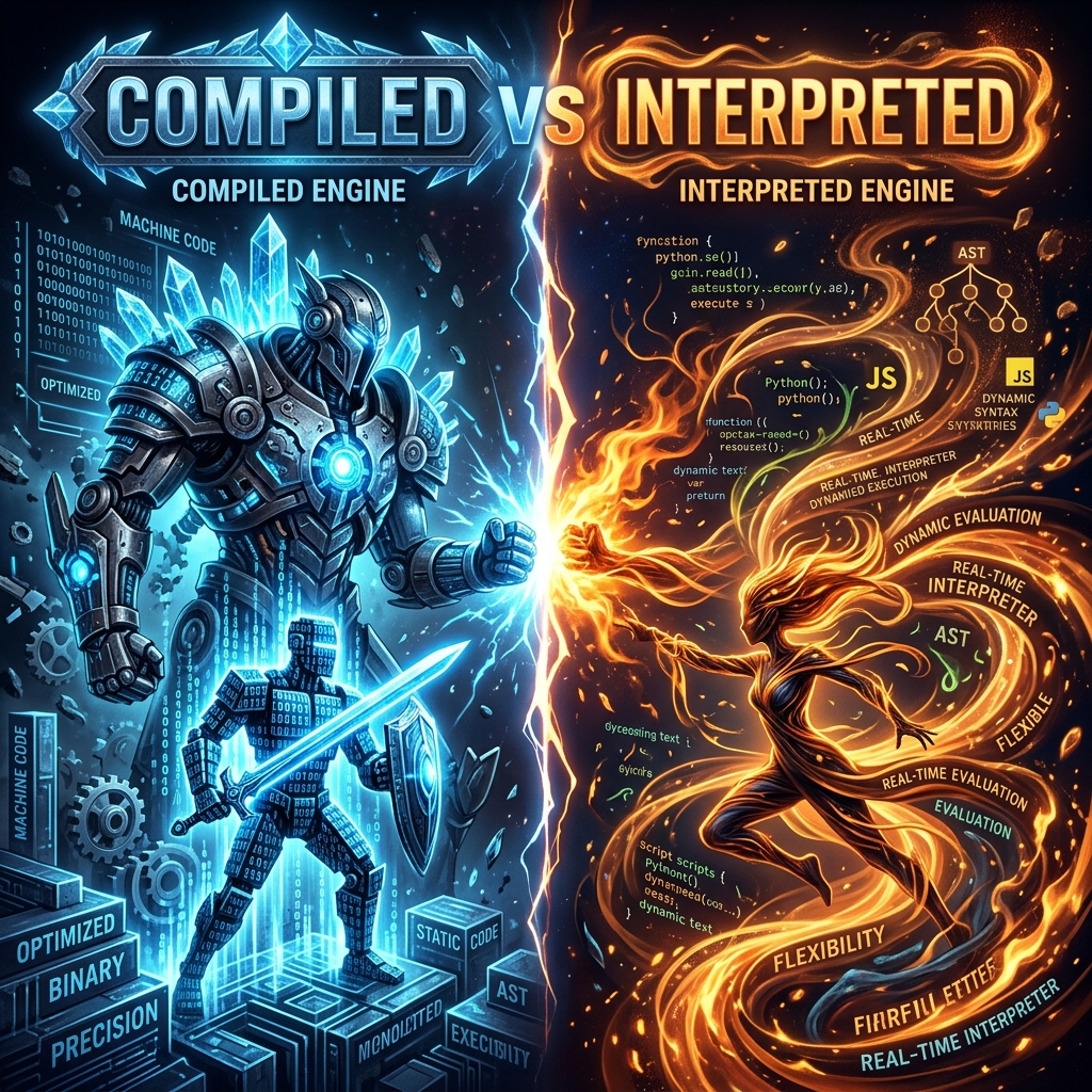 compiled x interpreted