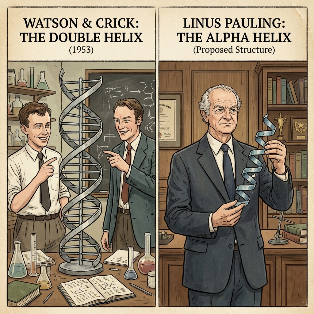 crick & watson x pauling