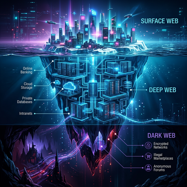 dark web x deep web