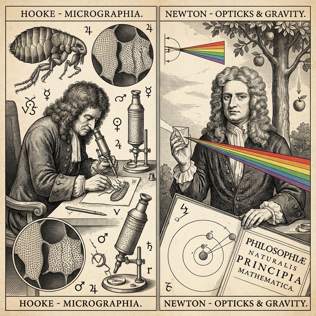 hooke x newton