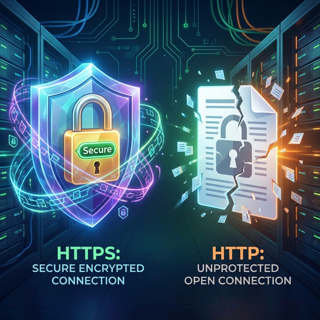 https x http