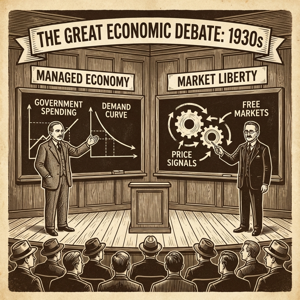 keynes x hayek