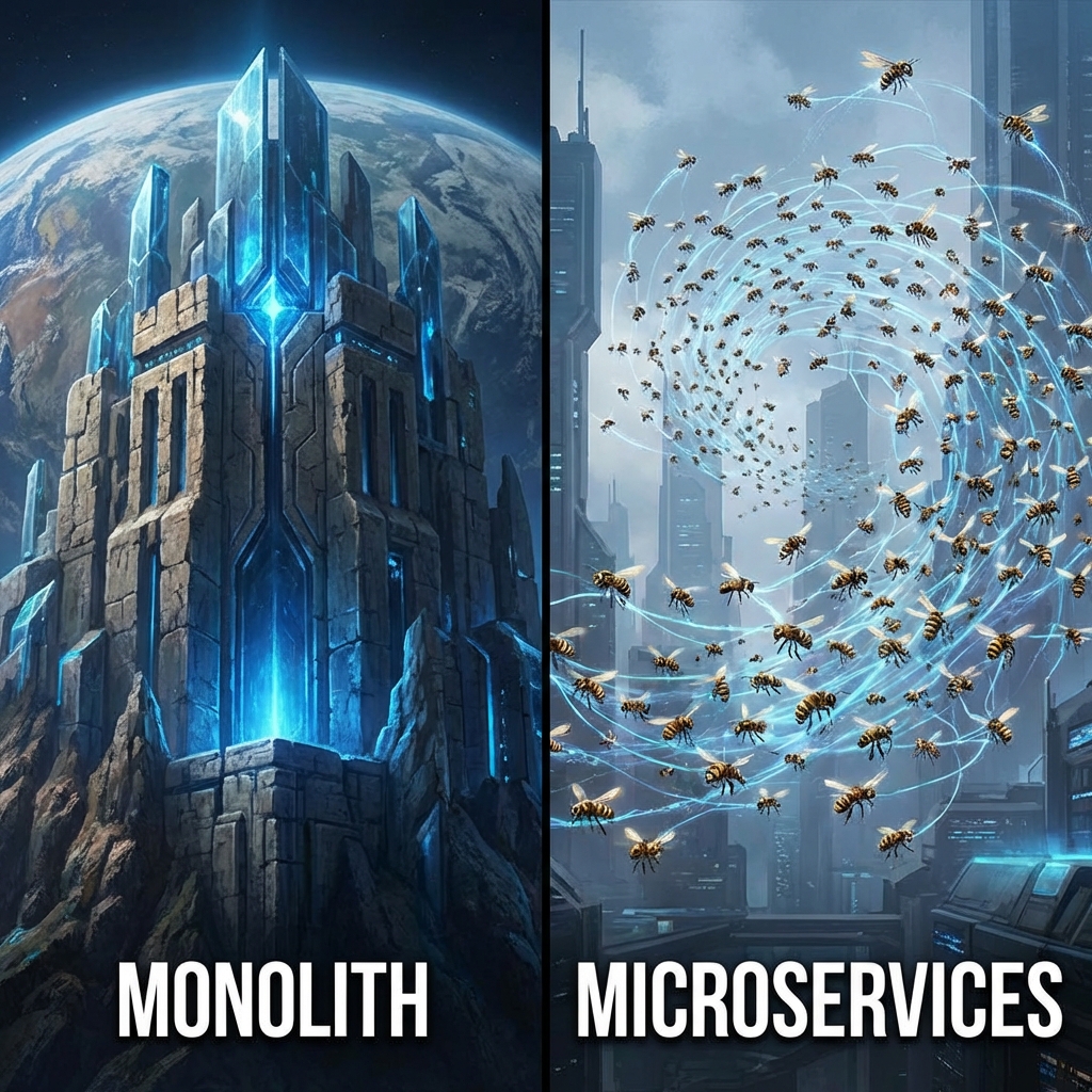 monolith x microservices