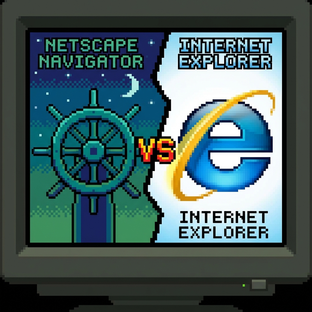 netscape x internet explorer