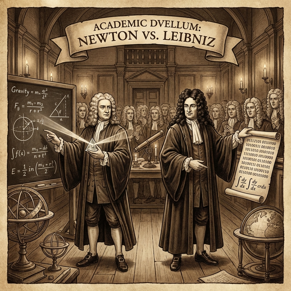 newton x leibniz