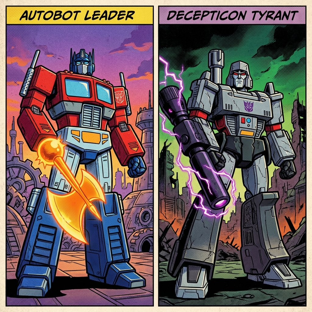 optimus prime x megatron