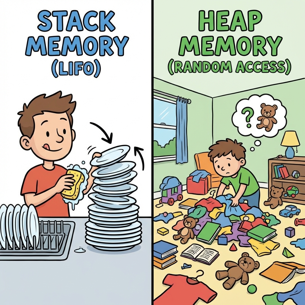 stack x heap