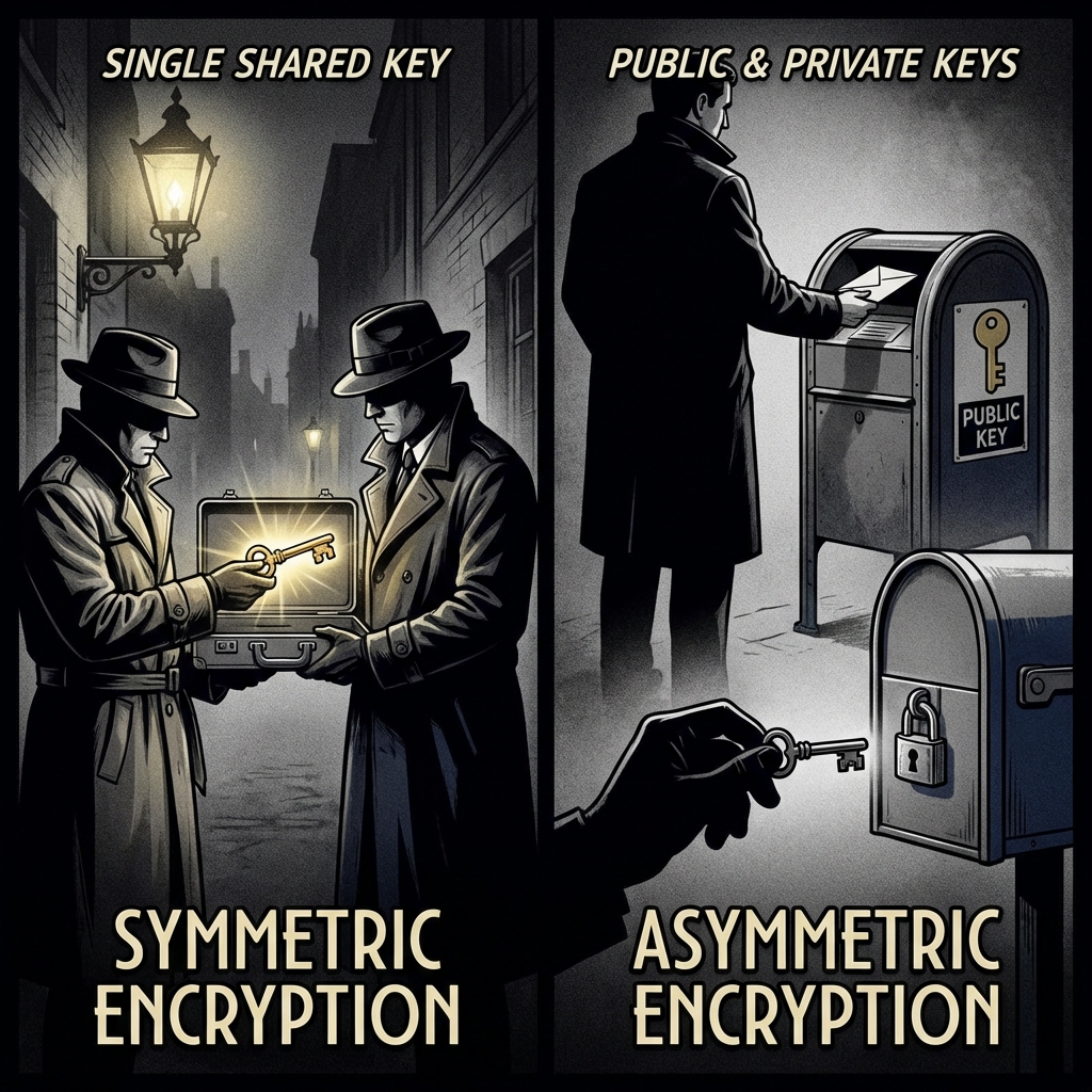 symmetric x asymmetric